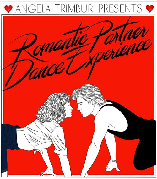 Angela Trimbur presents Romantic Partner Dance Experience Valentine Day February 14 2022 - The Bell House 149 Seventh St Brooklyn NY Doors Open at 8pm
